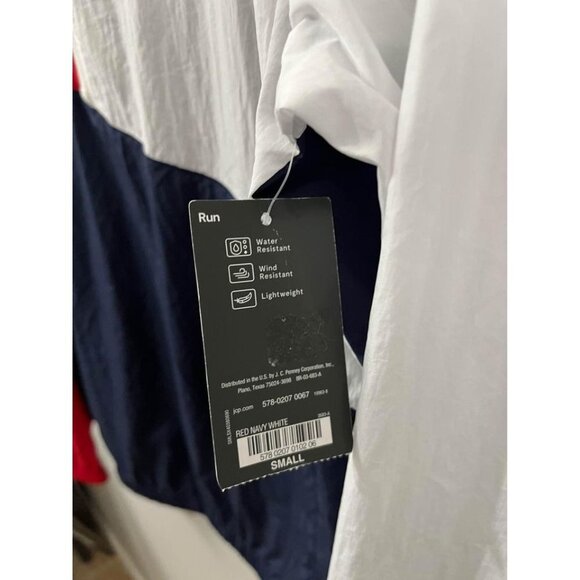 Xersion windbreaker Red white and blue jacket half zip pullover size small NWT - Picture 5 of 8